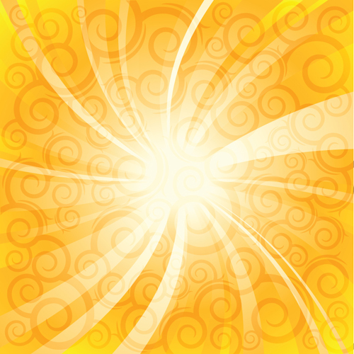 Sparkling Orange backgrounds vector graphics 04  