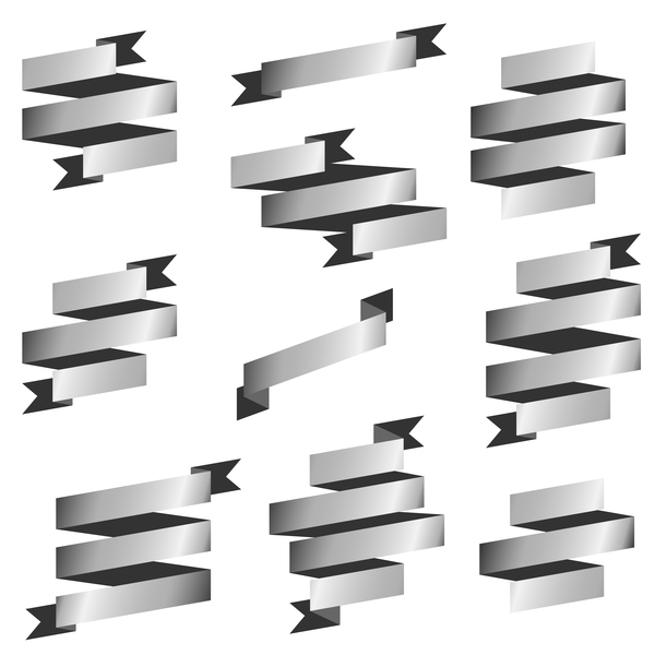 Origami band vektorer material 02  