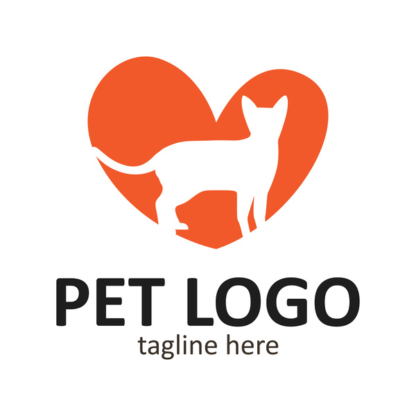 Pet logo creative design vector 10  