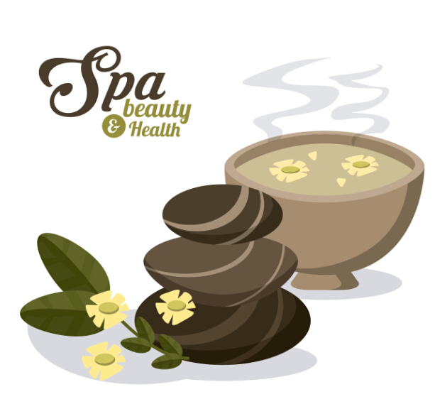 Spa beauty health vector background 06  