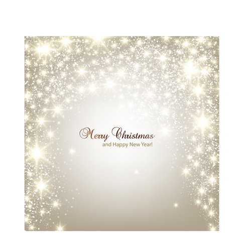 Vector set of Sparkling Christmas backgrounds art 05  