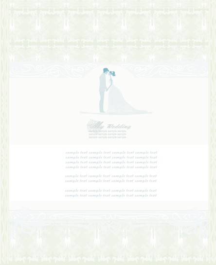 Creative Wedding backgrounds design vector 03  