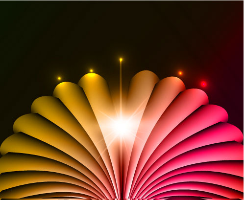 Set of Abstract light vectot background 04  