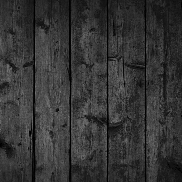 Black old wood texture background vector  