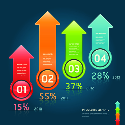 Concept Business infographics vector 04  