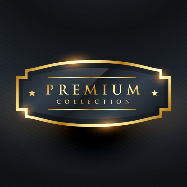 Gold Premium Label Vektor-design  