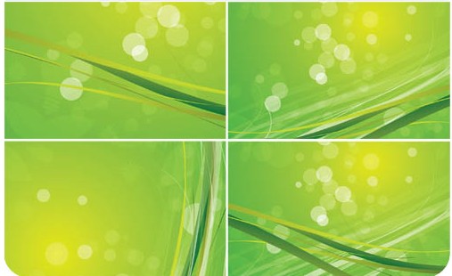 Green Backgrounds design vectors  