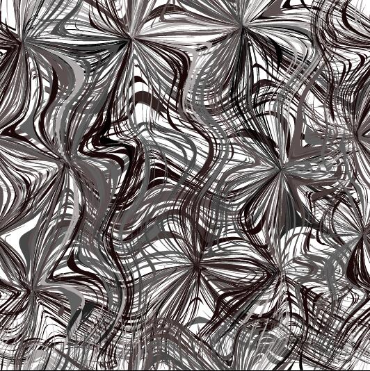 Grid grey wavy seamless pattern vector  