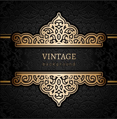 Vector set of vintage luxury background design 01  