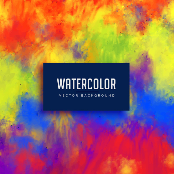 Watercolor flowing vector background 06  