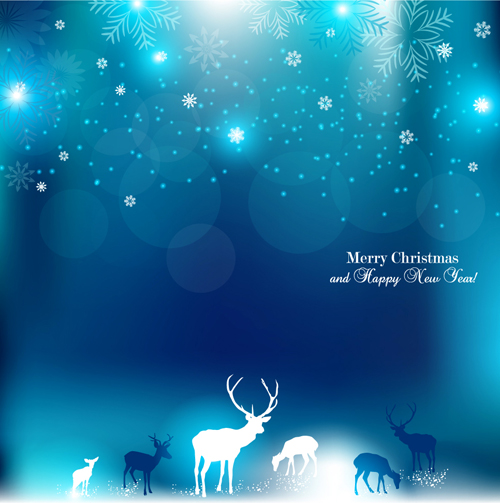 Vector Set of Xmas Backgrounds design elements 09  