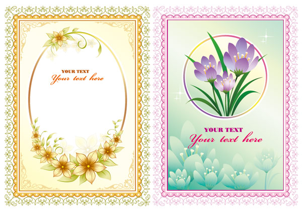 Flowers Border vector  