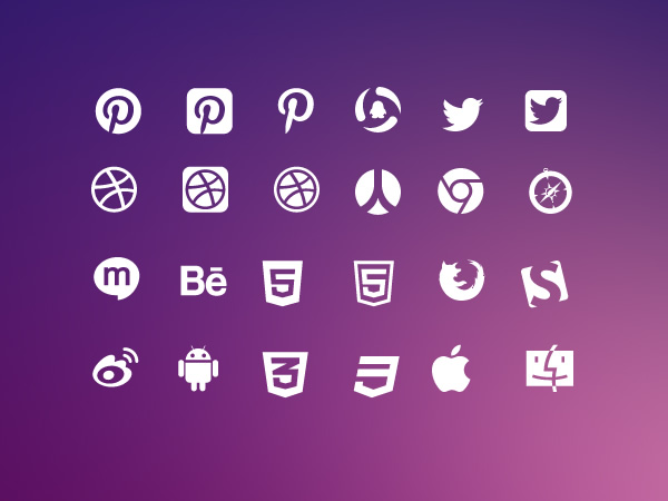 Vector social icons set  