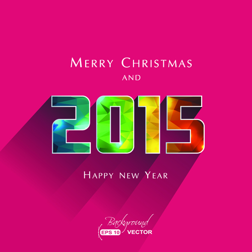2015 new year background art vector 01  