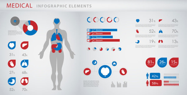 Medical infographics creative design vector 04  