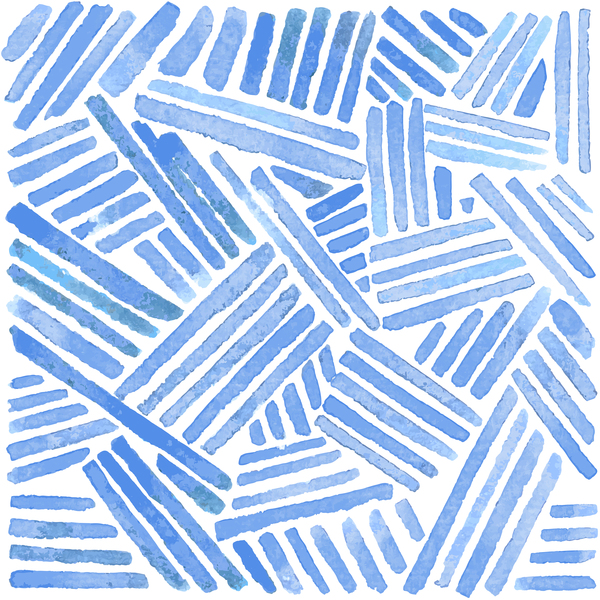 青い水彩ビジョンのシームレスなパターン ベクトル 02  