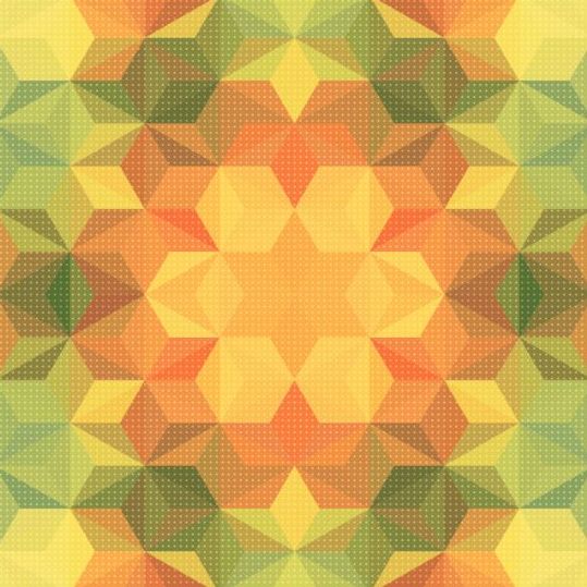 Geometrische vorm met Mandala patroon vector 04  