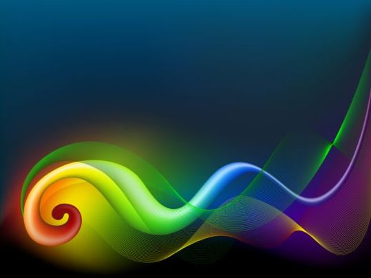 Rainbow Swirl achtergrond vector  