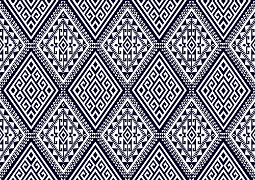 Seamless ethnic pattern design vector 02  