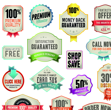 Various sale Stickers and labels design vector 02  