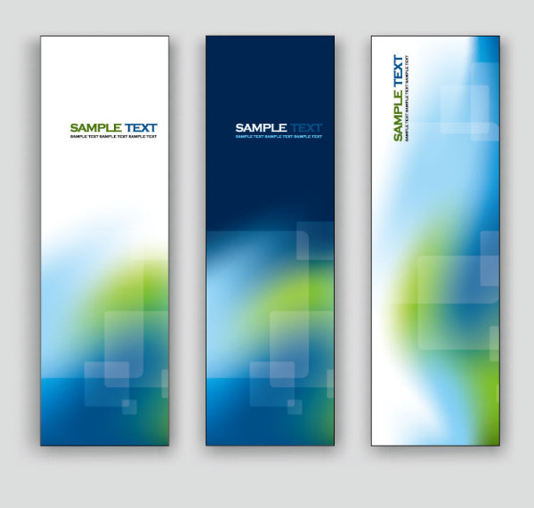 Exquisite Vertical banner design vector 02  