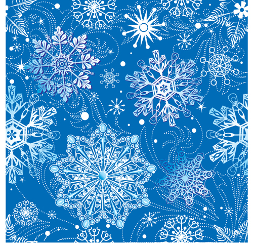 Bright Winter Snow backgrounds art vector 05  