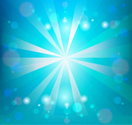 Sunlight with blue sky vector background  