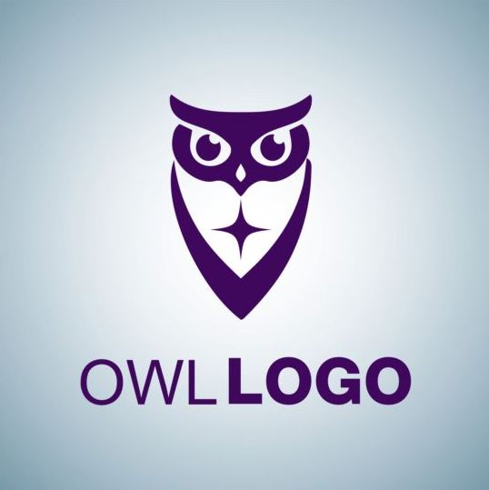 Creative Owl logo design vecteur 05  