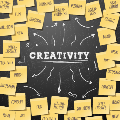 Creativity school design vector background 05  