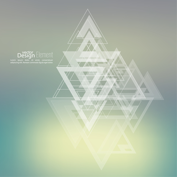 Eleganter Dreieckzusammenfassungs-Hintergrundvektor 05  