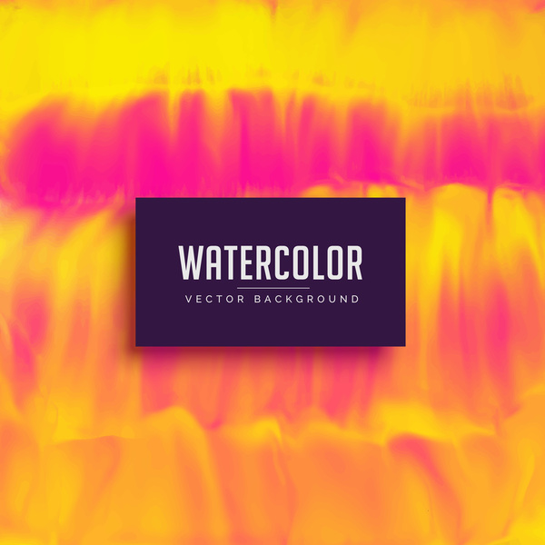 Watercolor flowing vector background 03  