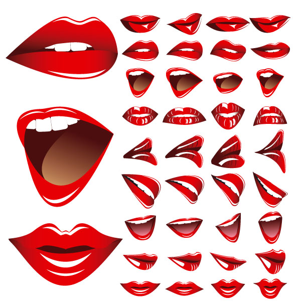 Mouth material 2 Vector  