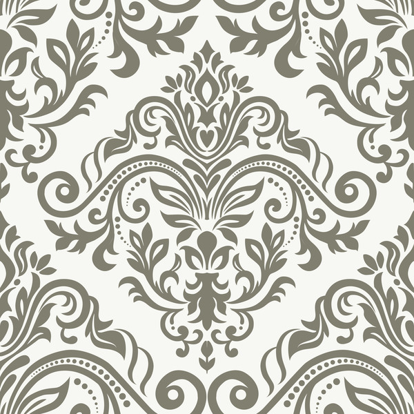 バロックの装飾パターンのシームレスなベクトルヴィンテージデザイン04  