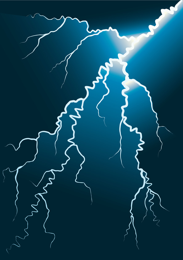 Bright lightning background vector design 03  