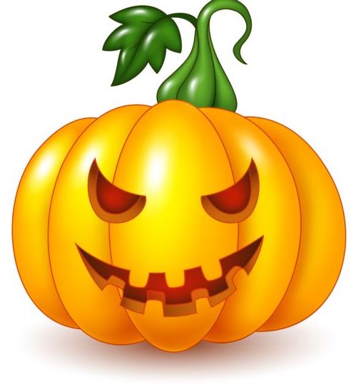 Creative halloween pumpkin vector material  