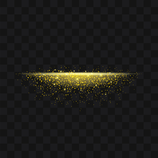 Goldener Lichteffekt-Illustrationsvektor 05  