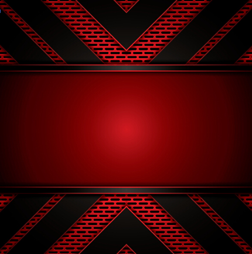 Metallic with red background vector 03  