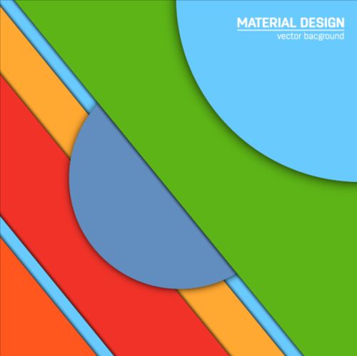 Modern material design background vector 13  