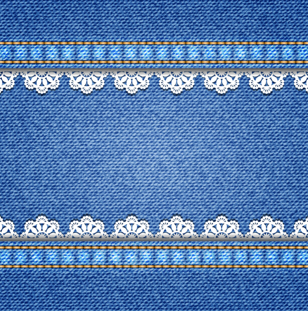 Blue denim texture background vector graphics 05  