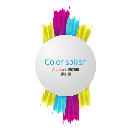 Color splash abstract background 01  
