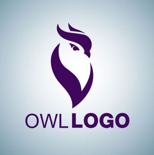 Creative сова логотип дизайн вектора 04  