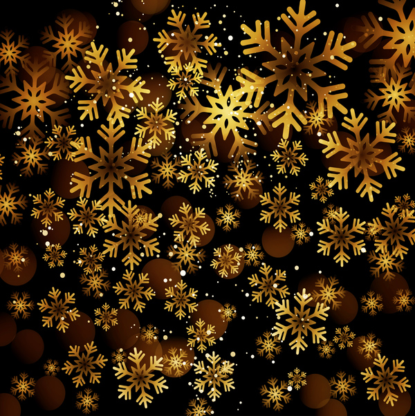 Creative snowflake background vector material 02  