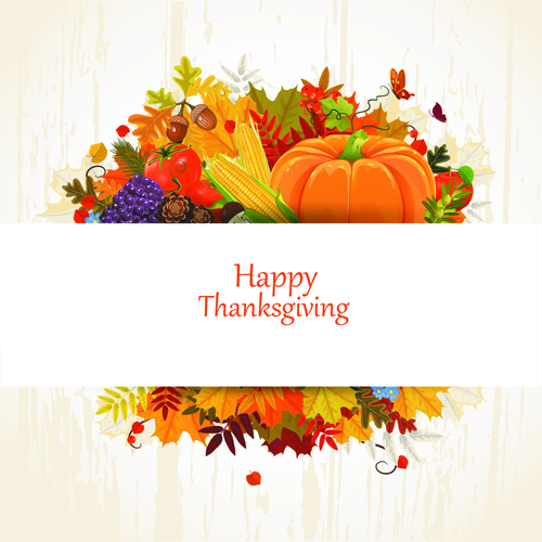 Happy thanksgiving background design vector 05  