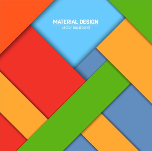 Modern material design background vector 12  