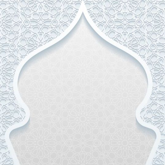 Mosque outline white background vector 14  
