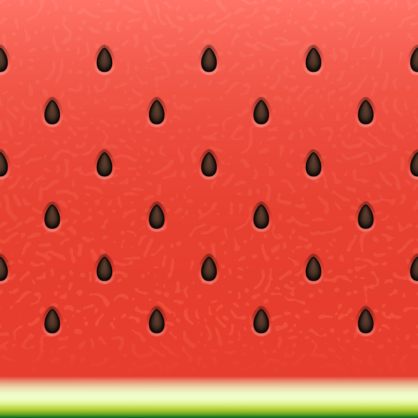 Ripe watermelon seamless pattern vector 02  