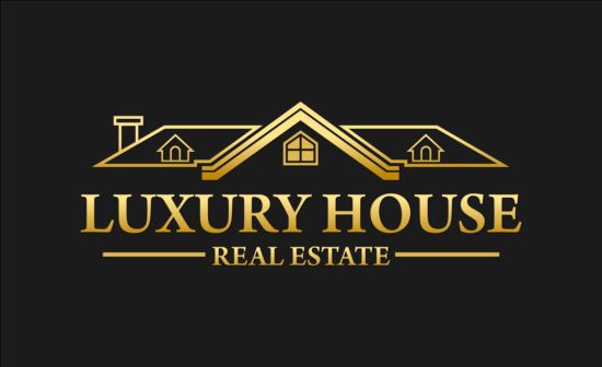 vecteur de logo de maison de luxe  