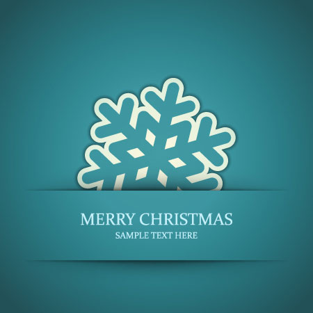 Set of Snowflake backgrounds for Christmas vector 06  