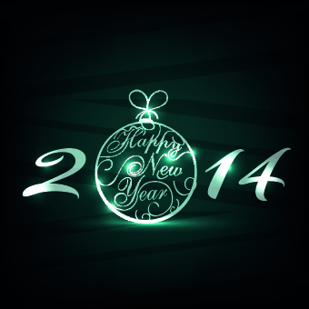 New Year 2014 vector graphics 05  