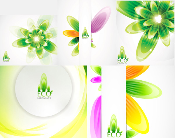 Colorful plant background design vector  